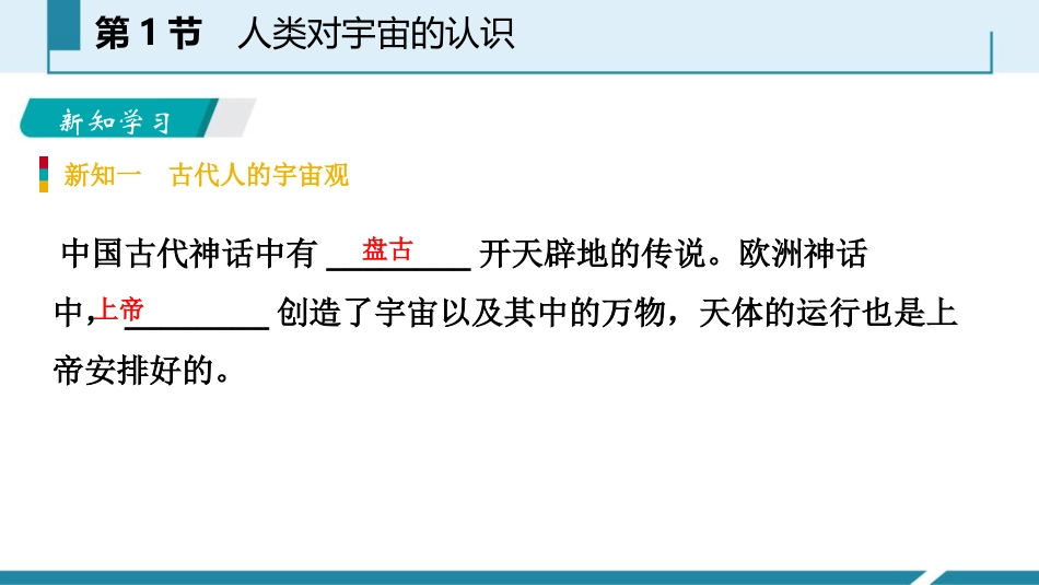 《人类对宇宙的认识》PPT教学课件_第3页