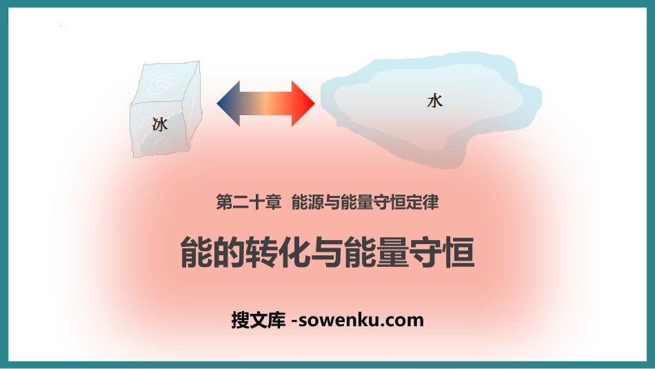 《能的转化与能量守恒》能源与能量守恒定律PPT免费下载_第1页