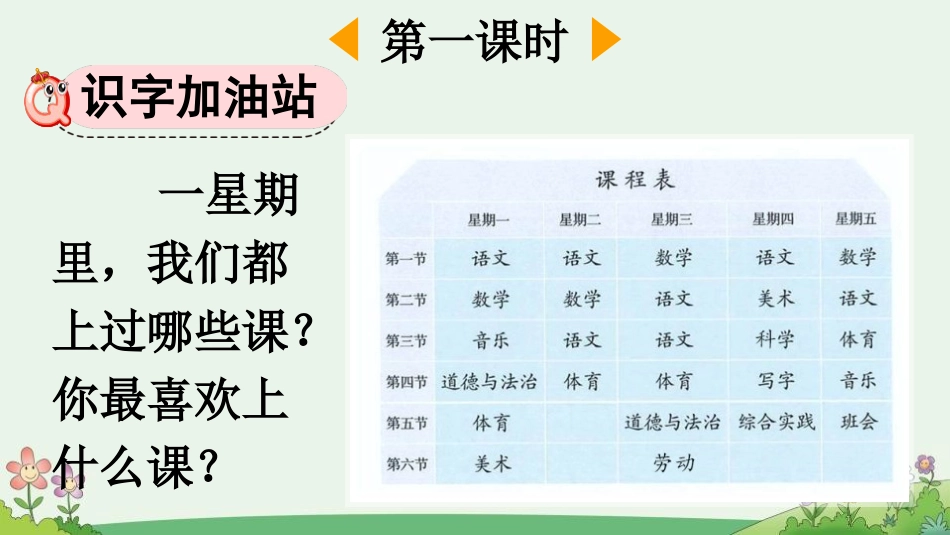 《语文园地二》PPT优秀课件(一年级上册)_第2页