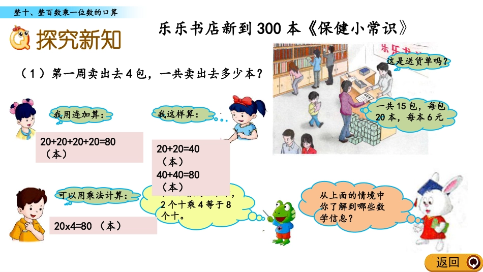 《整十、整百数乘一位数》两、三位数乘一位数PPT教学课件_第3页