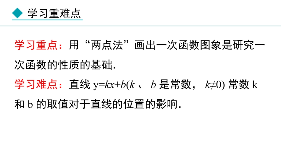 《一次函数的图象》一次函数PPT免费课件(第2课时)_第3页