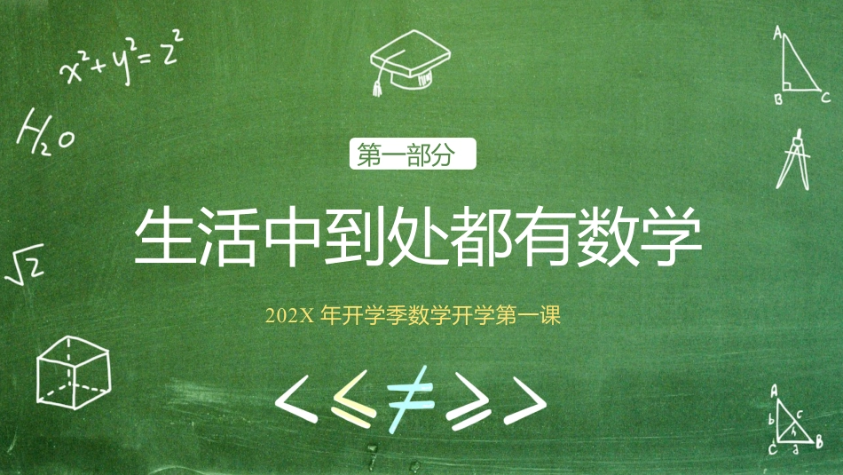 《数学开学第一课》PPT精品班会课件_第3页