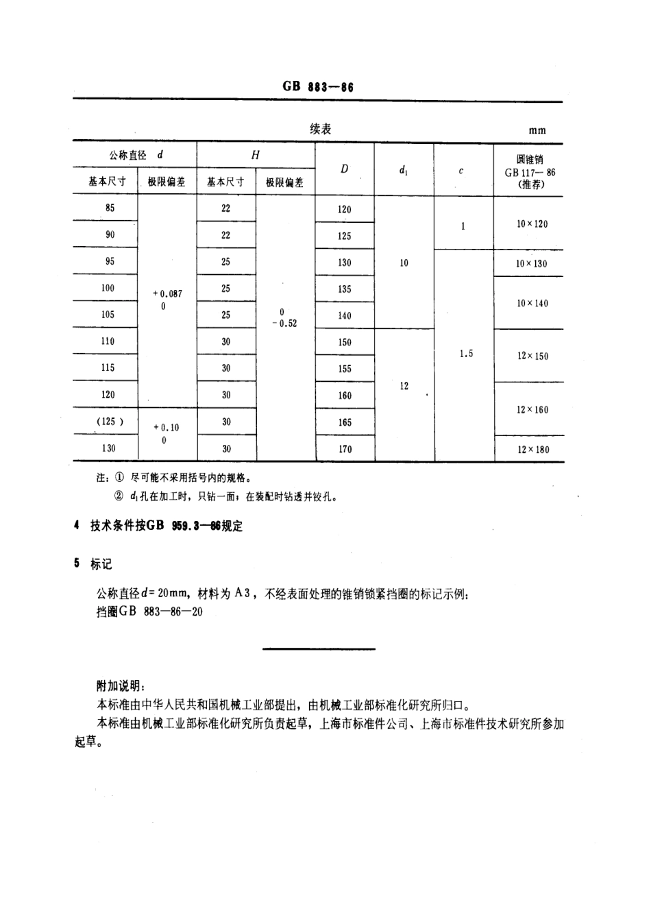 GB/T 883-1986锥销锁紧挡圈_第3页