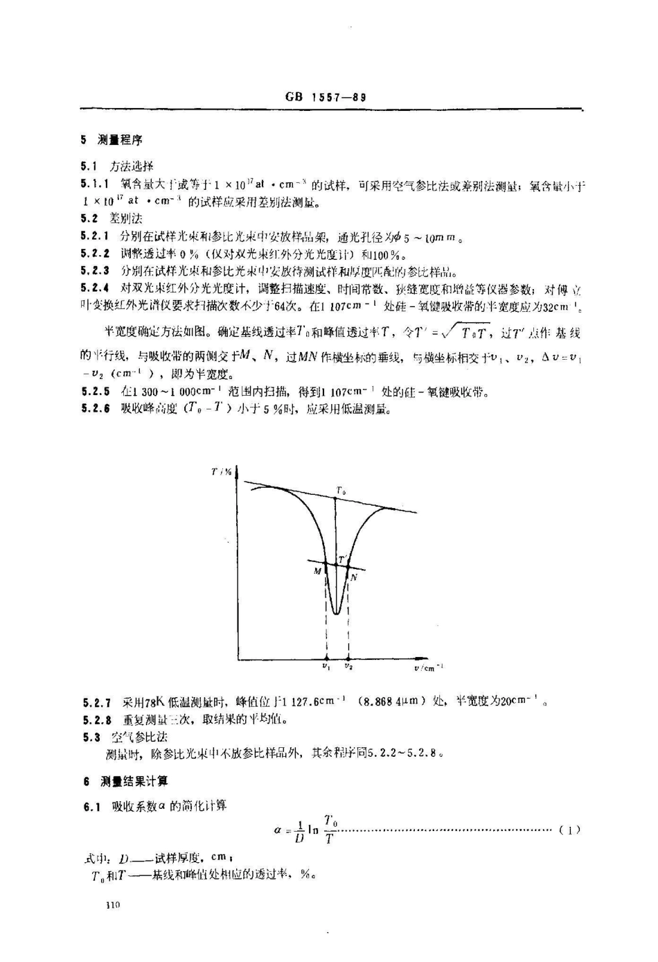 GB/T 1557-1989硅晶体中间隙氧含量的红外吸收测量方法_第2页