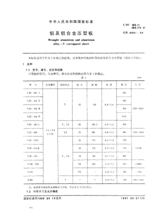 GB/T 6891-1986铝及铝合金压型板