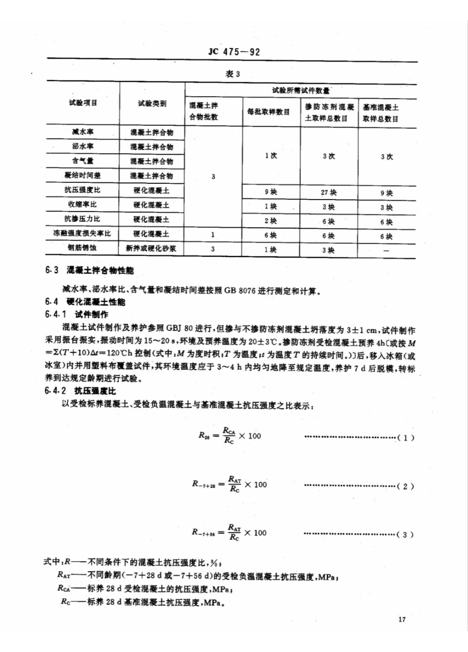 JC 475-1992混凝土防冻剂_第3页