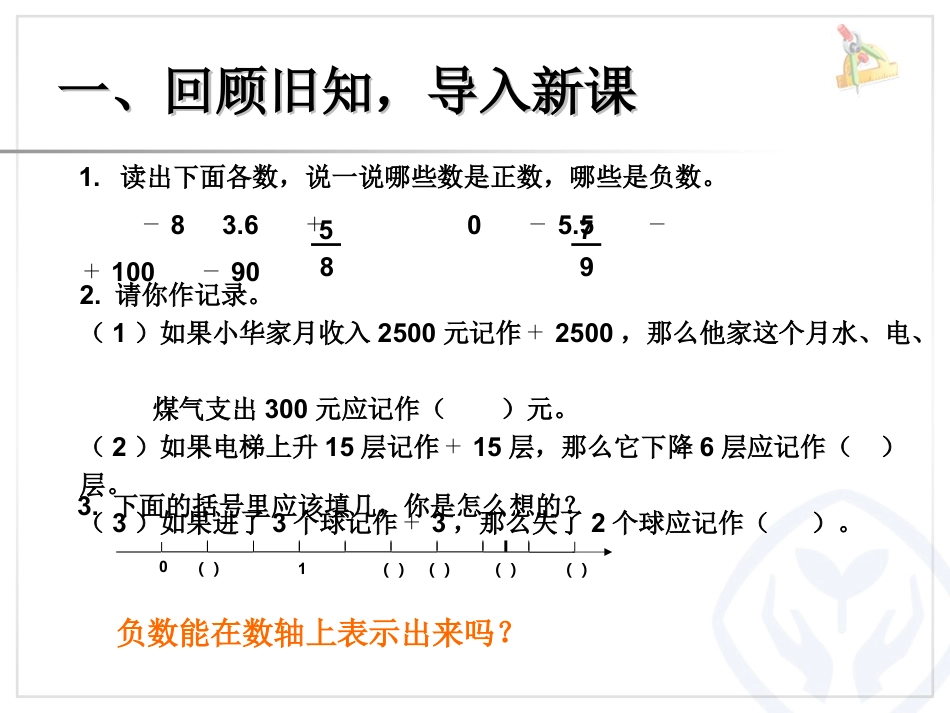 下载2015年新版：负数例3数学ppt课件_第2页