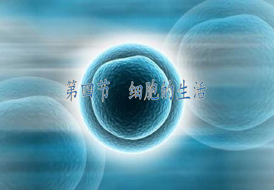 下载七上生物公开课ppt2.1.4细胞的生活课件_第1页