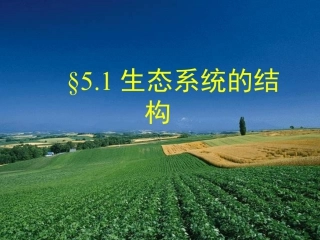 免费下载教研课5.1生态系统的结构ppt课件(生物必修3)