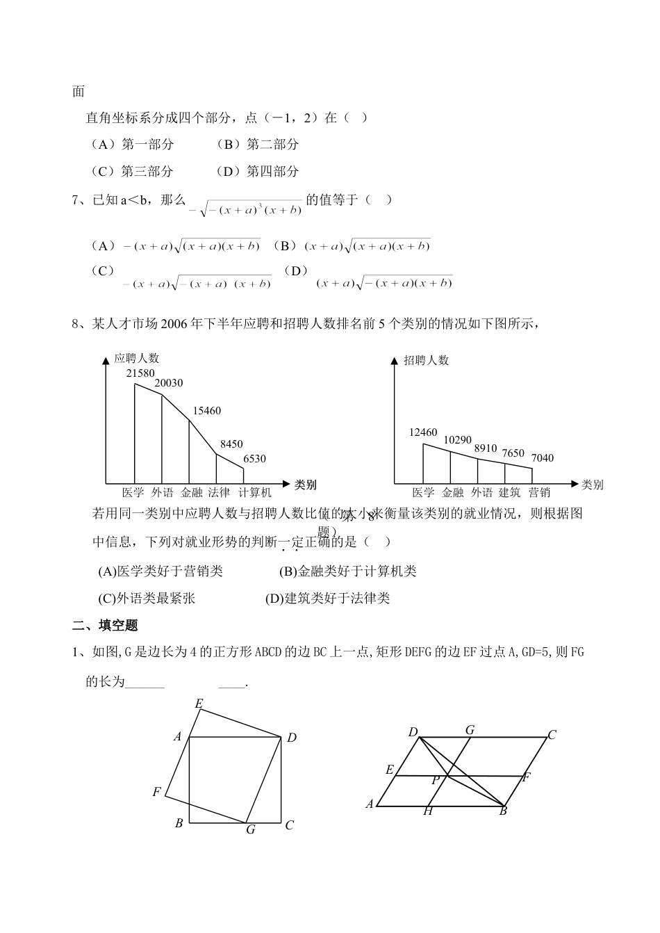 八年级数学竞赛初二奥数奥数练习题_竞赛试卷下载14_第2页